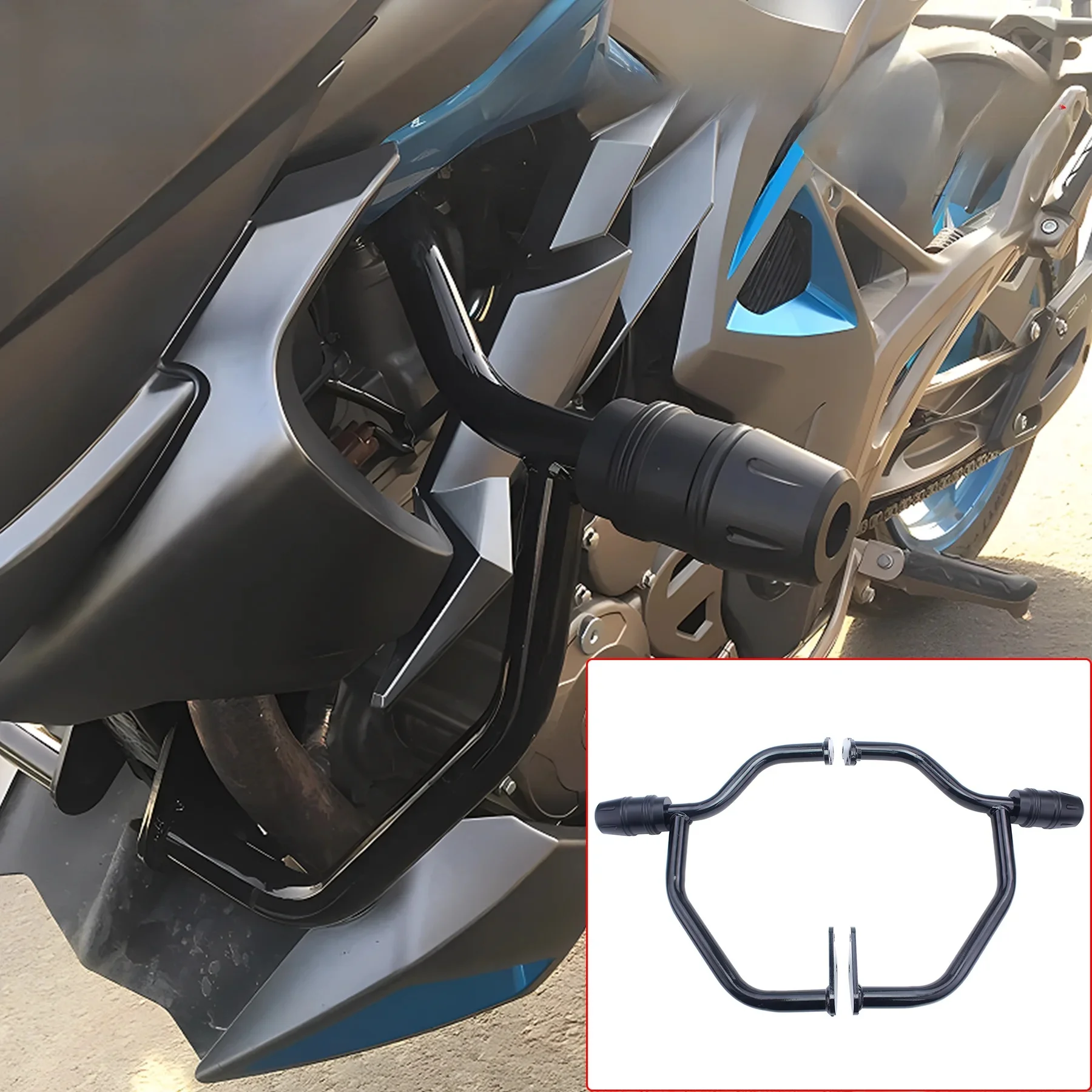 Pare-chocs de sécurité latéral de moto, protection de cadre coulissant pour moteur ZONTES ZT310R ZT350R 310R R1 R2 350R 2019 – 2024