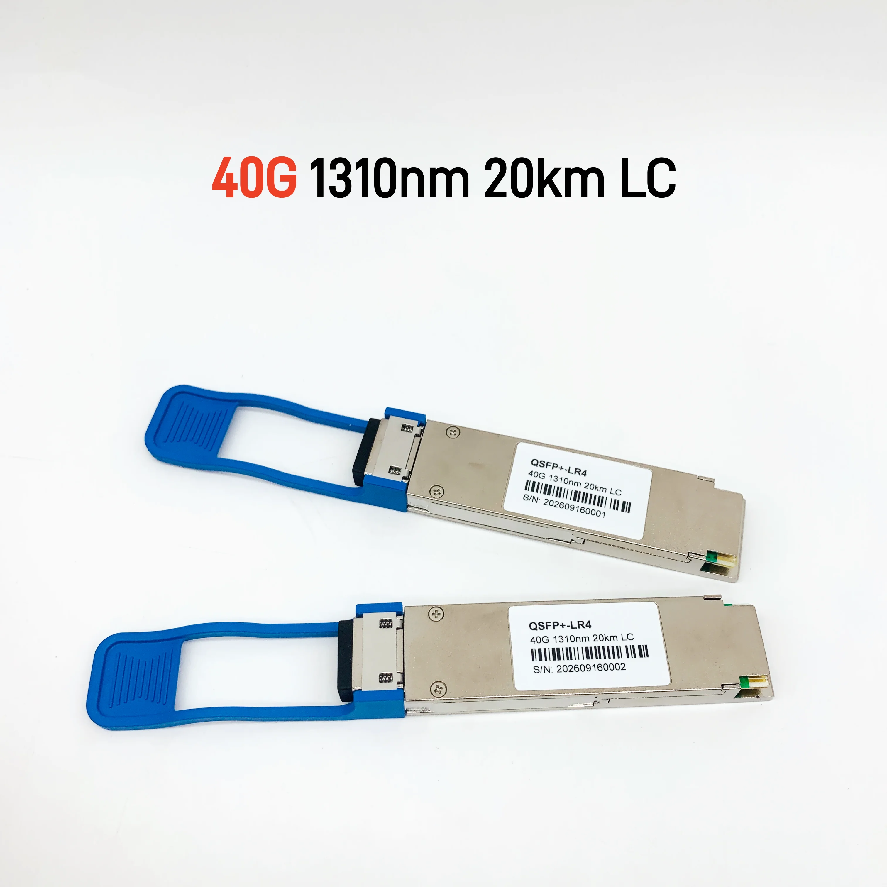 Módulo Óptico de Fibra SMF 1310nm, Transceptor Duplex LC QSFP 40Gb LR4 20km para Switches Ethernet Cisco, Juniper, Mellanox, Mikrotik...