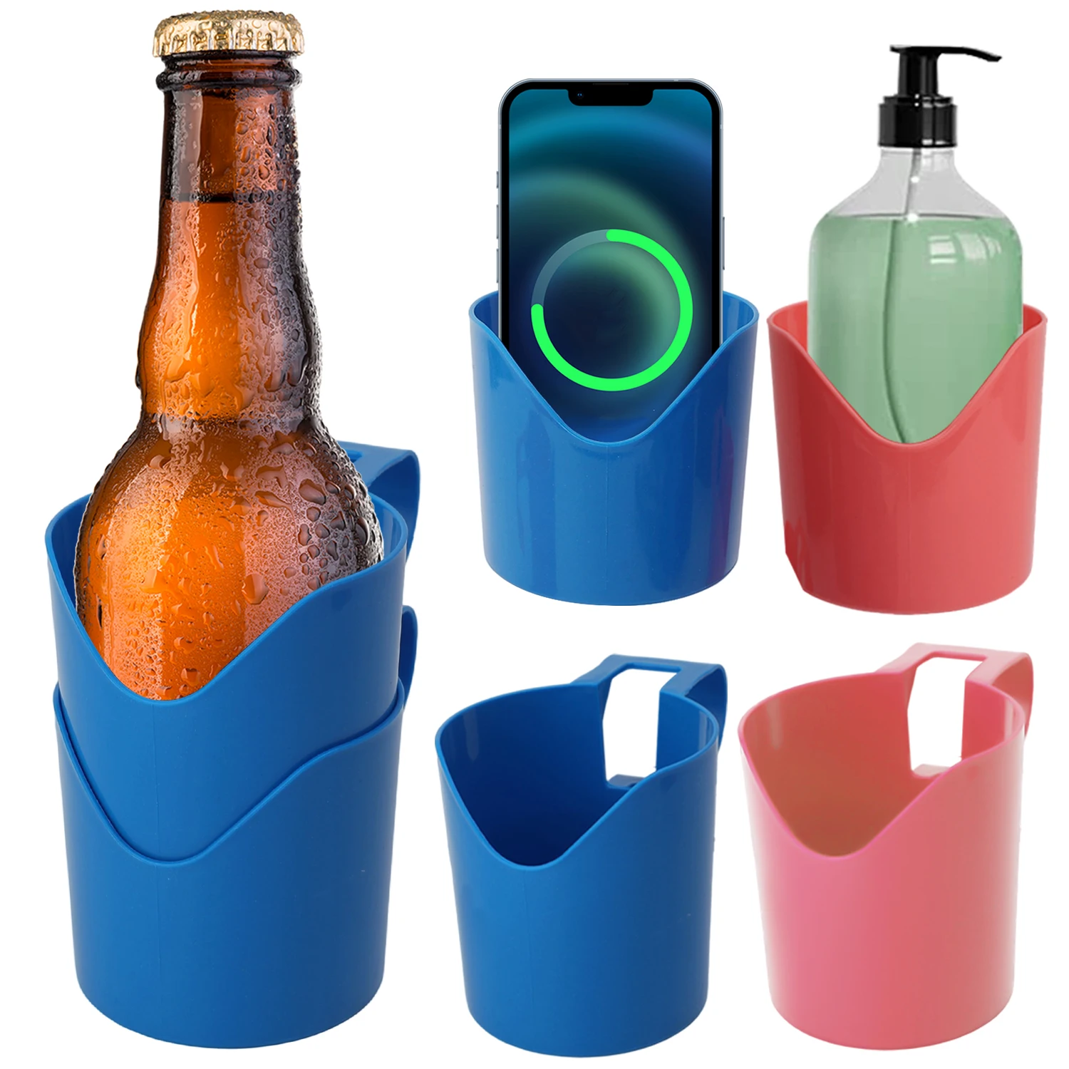 

Подвесной держатель для чашки с водой в бассейне с крючком для телефона, чашки для напитков, вина, корзина для хранения чашек, полка для хранения пивных бутылок для вечеринок у бассейна