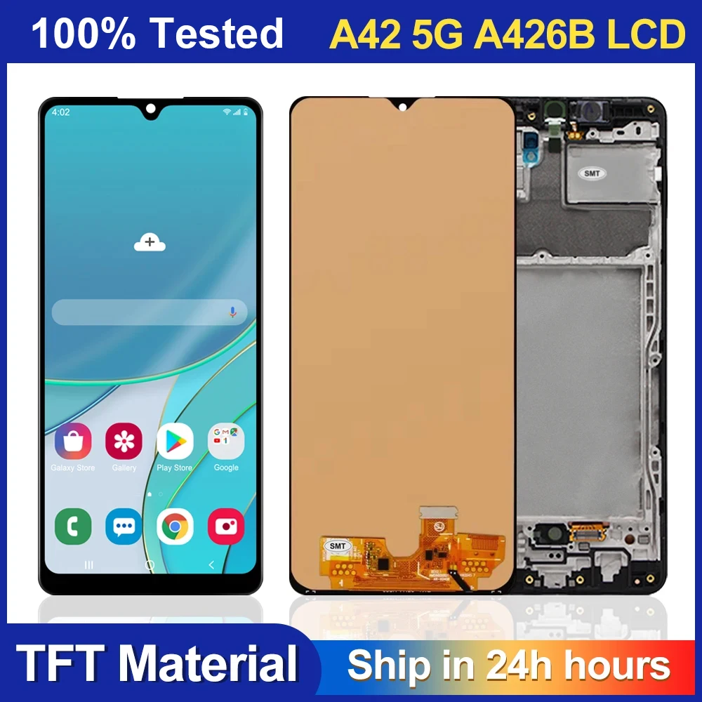 TFT A42 5G LCD for Samsung Galaxy A42 5G Lcd Display A426B A426B/DS Digital Touch Screen +Frame for Samsung Galaxy A42 Screen