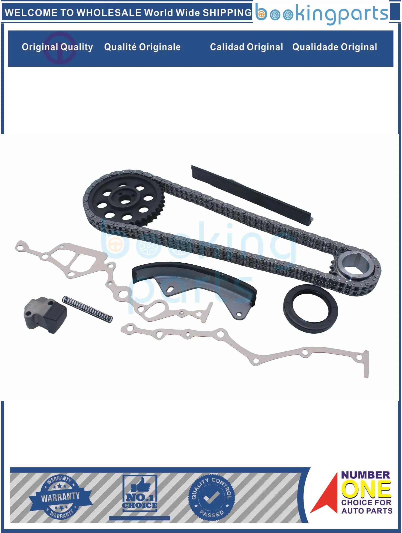 Kit de reparación de cadena de distribución para NISSAN Z24/Z22/Z20 DATSUN 720 81, DATSUN CARAVAN E23/24, VANNETTE 86-97, 1302810W00KIT, 13028-10W00