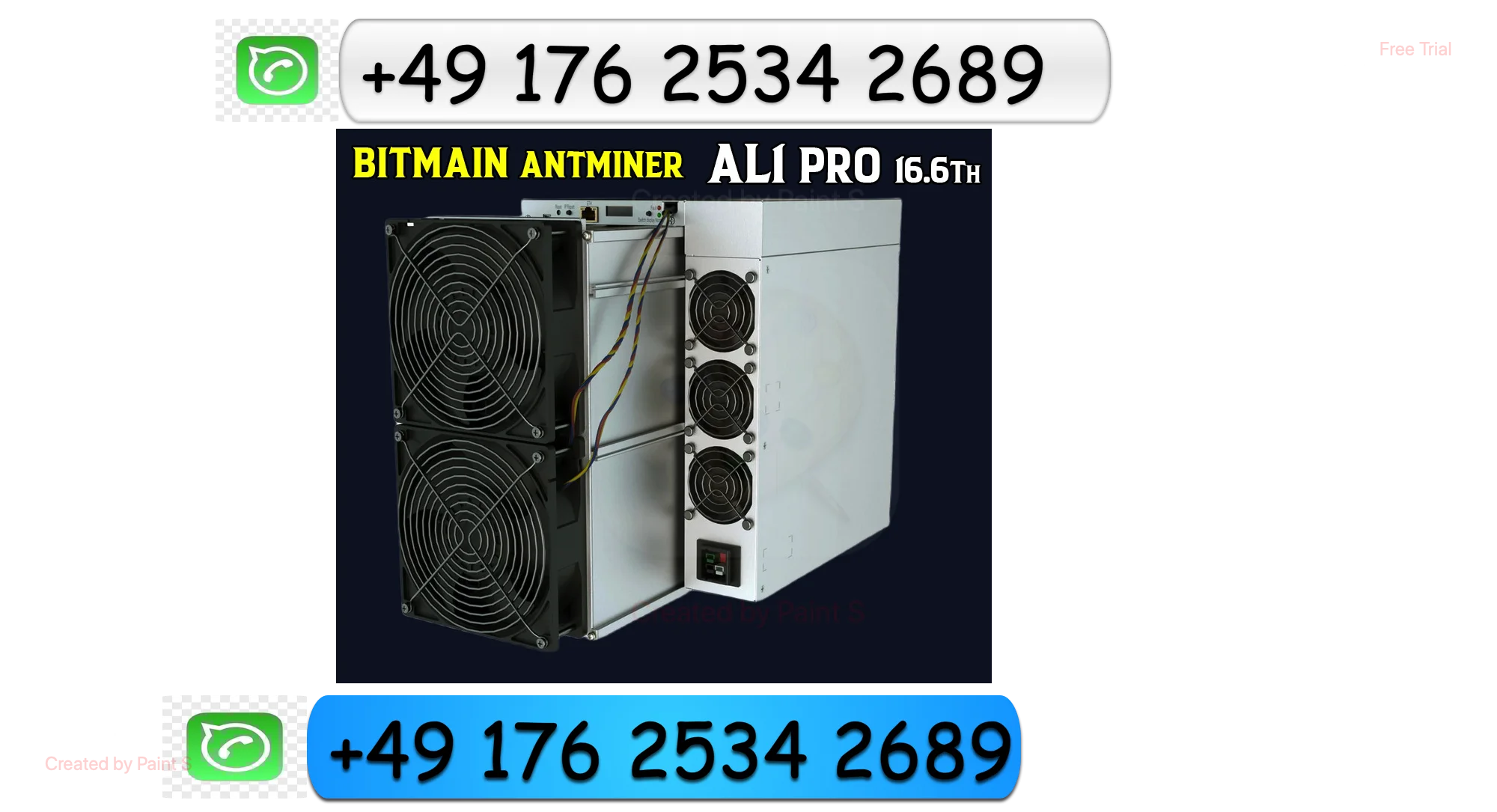 

Х! ГОРЯЧАЯ СКИДКА КУПИТЕ 2, ПОЛУЧИТЕ 1 Бесплатно новый Antminer Bitmail AL1 Pro 16,6 тыс./с Alephium Miner с гарантией