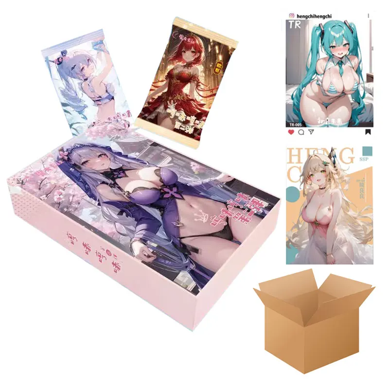 Goddess Story Cards Booster Box Wholesale Witch Card Club Hum Chi Hum Chi Wave 2 1case Tcg Board Party Games Playing Anime Cards