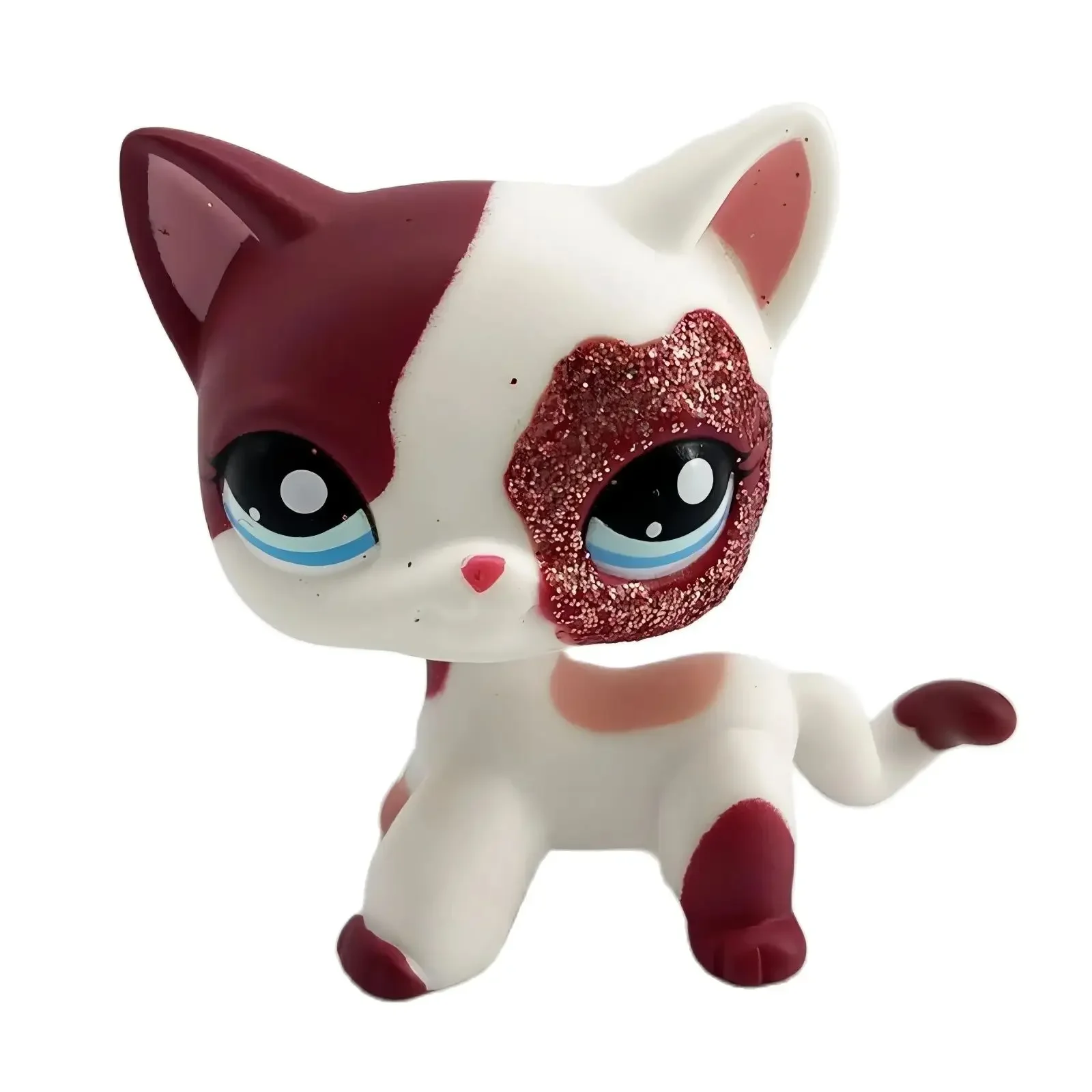 Véritable lps littlest animalerie hasber jouets chien cheveux courts rose chat berger berger teckel grand danois noir blanc expédition