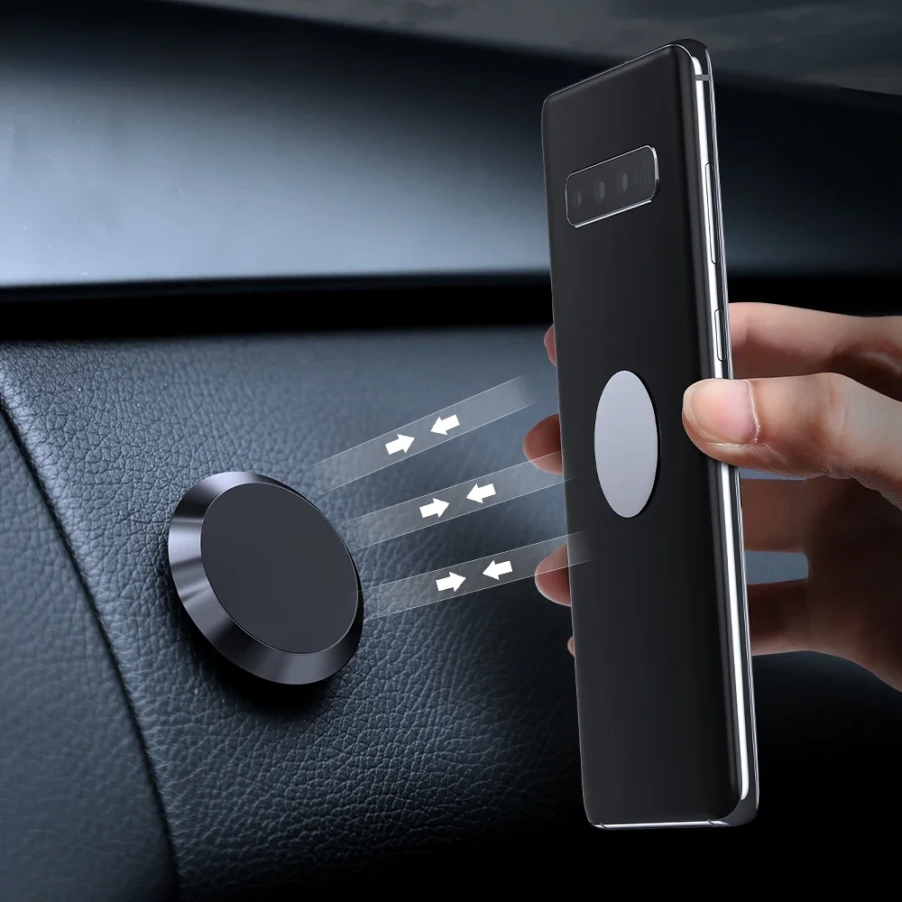 TOPK Magnetyczny uchwyt samochodowy na telefon Stojak na telefon komórkowy na deskę rozdzielczą Uchwyt na kierownicę Magnetyczny uchwyt ścienny do iPhone'a Samsung Xiaomi — zdjęcie 2