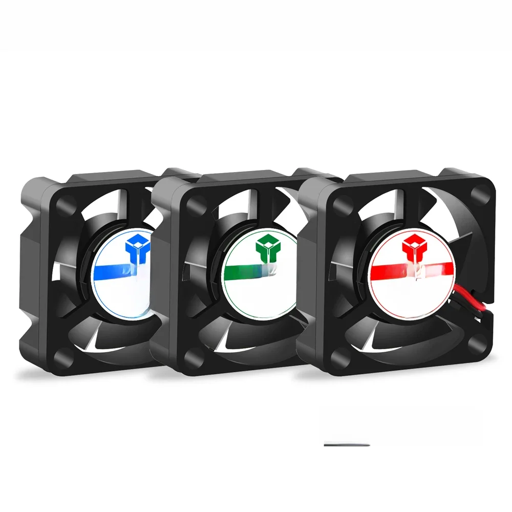 5 sztuk 3010 5V i 12V i 24V chłodzenie Turbo wentylator bezszczotkowy części drukarki 3D 2Pin do wytłaczarki DC dmuchawa chłodnicy część czarne plastikowe wentylatory — zdjęcie produktu 7