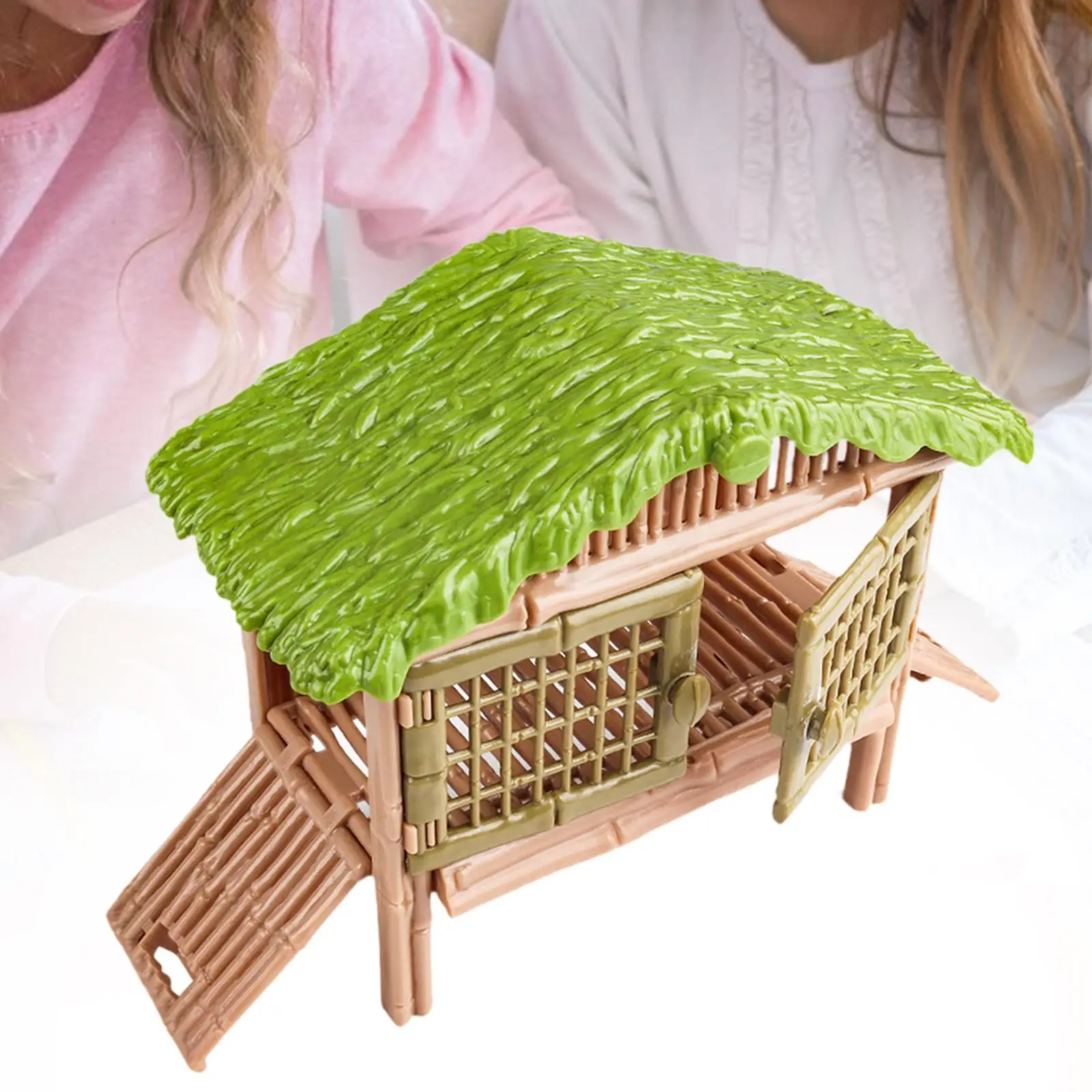 Farmhouse Poultry Cage Building Toy Farm Landscape Model Miniatures Poultry House for Miniatures Chicken House Farm Toy for Toys