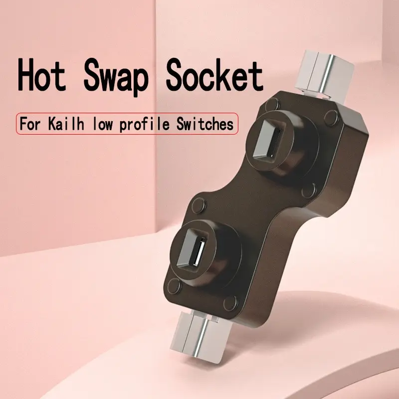 Kailh Hot-Swappable Low Profile PCB socket Hot Plug CPG135001S30 for choc kailh low profile switches SMD socket