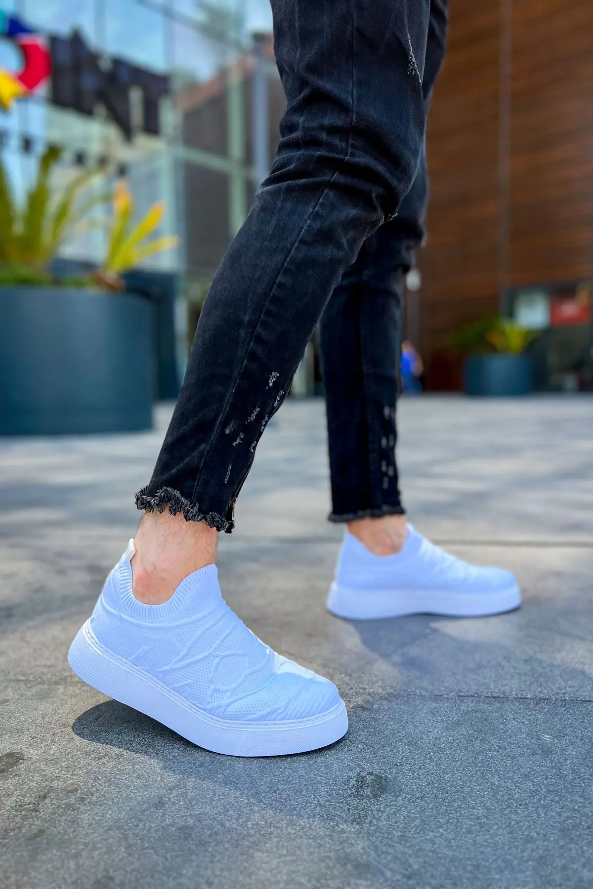 Sapatos esportivos brancos CHEKICH, tênis de sola alta, adequado para uso diário, marca original, Yorkshire, CH411, 2024