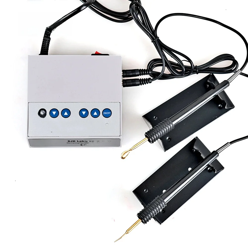 Nowy stomatologiczny wosk elektryczny Carver zawiera podwójny długopis do rzeźbienia nóż do wosku stomatologiczny elektryczny zestaw do pielęgnacji wosku do laboratorium dentystycznego — zdjęcie 2