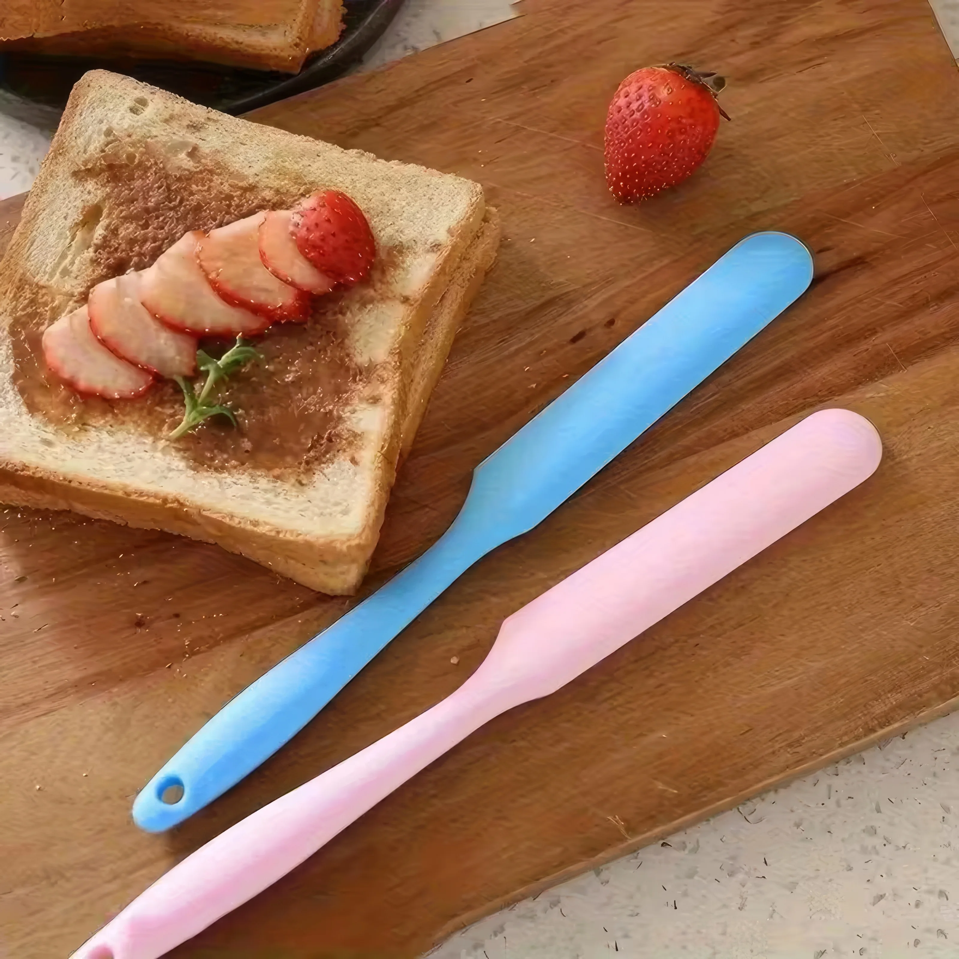Heat Resistant Silicone Spatula, Flexible Design for Effortless Mixing & Scraping, Non-Stick Tool for Convenient One-Handed Use.