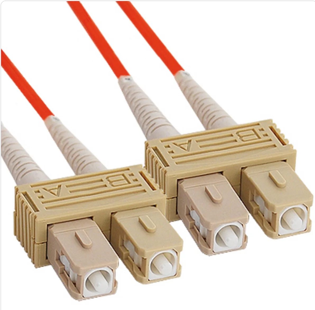 Duplex OM2 Multimode SC UPC to SC UPC LSZH 2.0mm Fiber Optic Cable