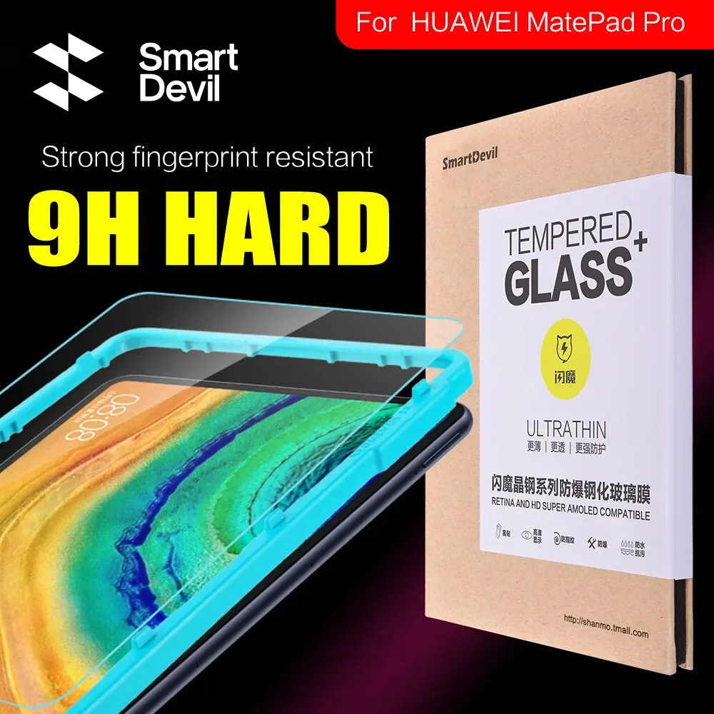 

Протектор экрана SmartDevil для Huawei MatePad Pro 10,8 дюйма, MediaPad M6 10,4, 10,8 дюйма, полное покрытие, прозрачный, с защитой от синего света