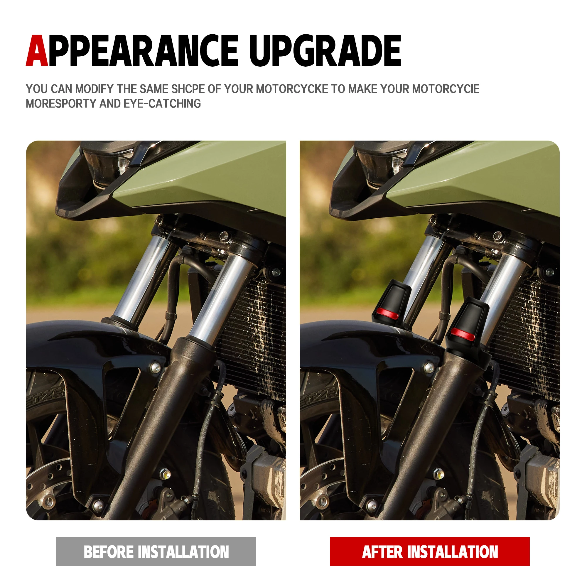 For HONDA NC750X 2023-2026 NC750X MT DCT Motorcycle Front Fork Guard Shock Absorbing Protective Shell Cover NC750X view 4