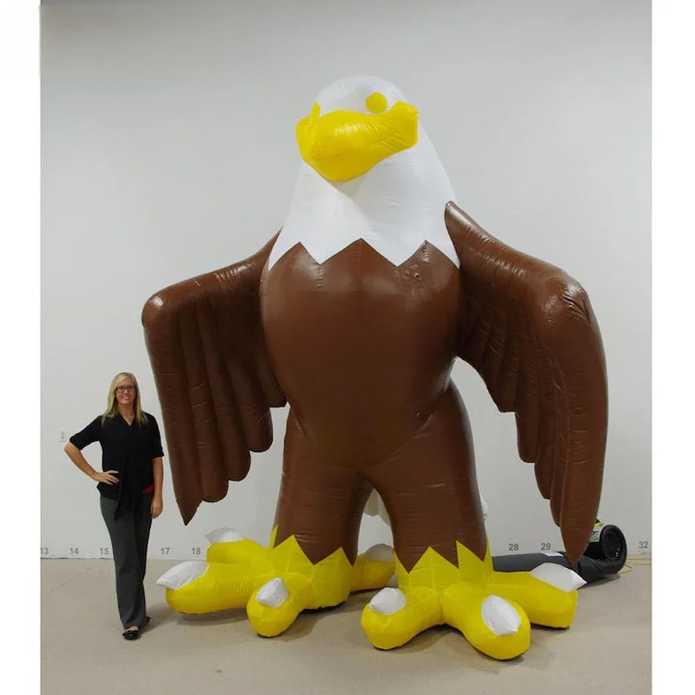 High Quality Giant Inflatable Eagle Mascot Advertising Inflatable Eagle Balloon Customized Bird Animal For Event Decoration