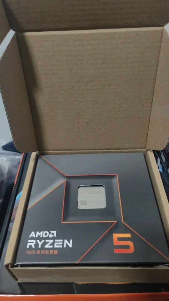 AMD Ryzen 5 7600X R5 7600X 4.7 GHz 6-Core 12-Thread CPU 5NM L3=32M 100-000000593 Socket AM5 New Sealed Without cooler photo review