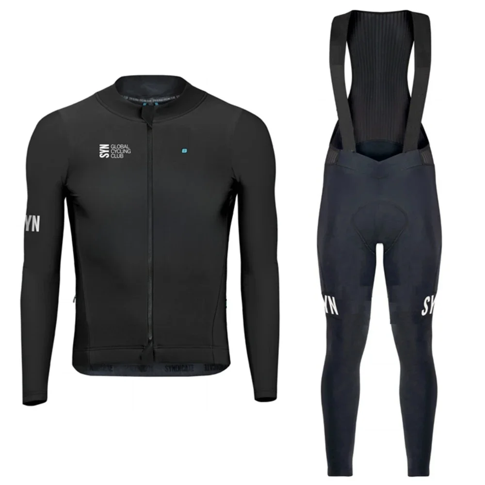 AliExpress Xvertex SYN Winter black fleece long-sleeved cycling jersey 5-10 ℃ outdoor cycling high-quality warm cotton unisex men's cycling jersey