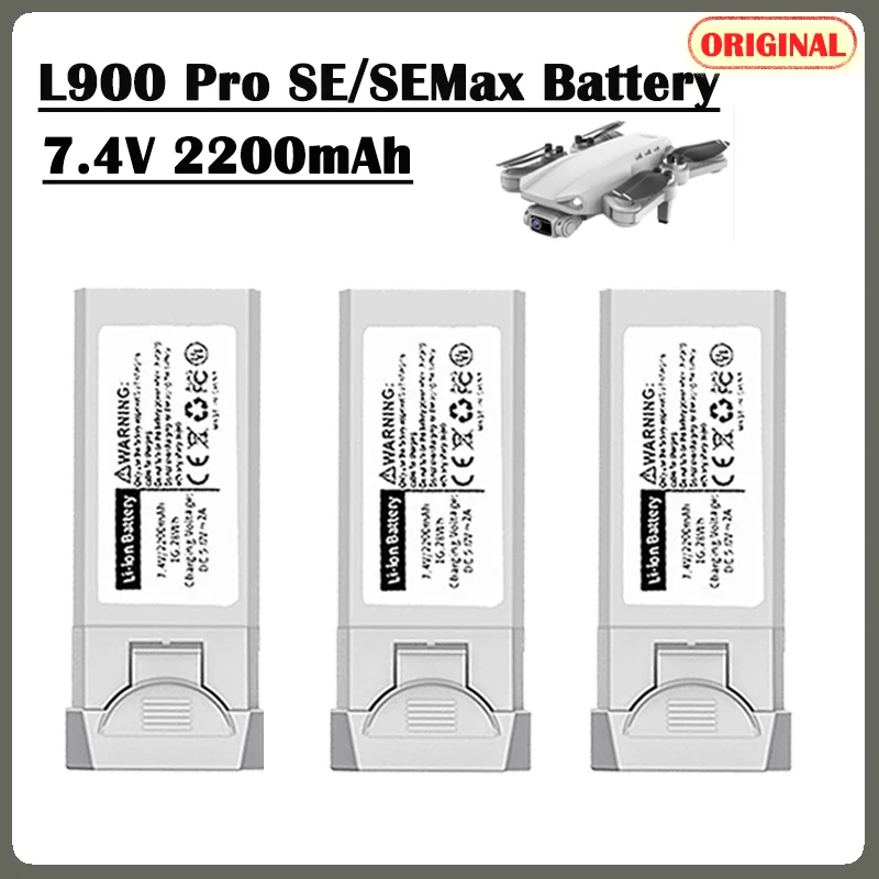 

Original Grey 7.4V 2200mAh L900 Pro Se Battery L900 Se Max Battery L900 Prose/SeMax Spare Rc Drone Quadcopter Accessories Parts