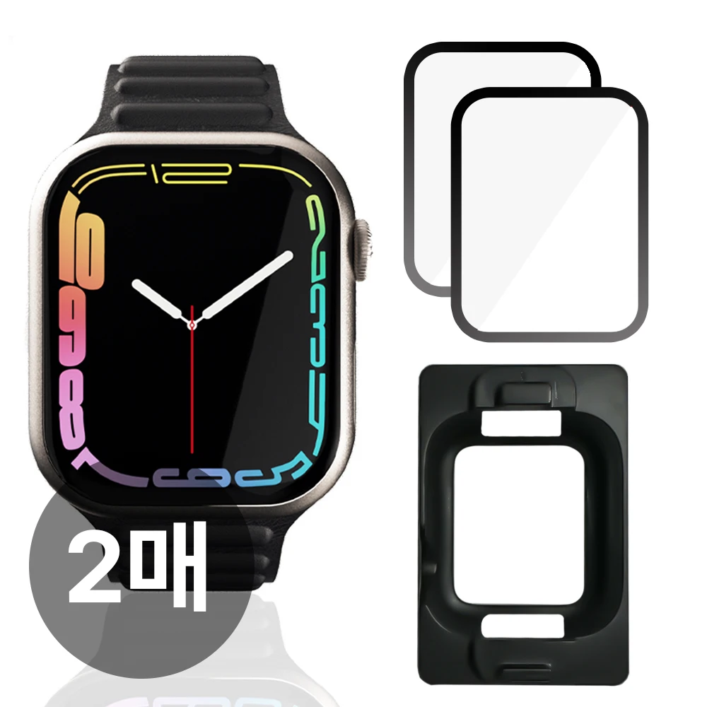 2 Plot [⚡On the day] [⭐BEST] Screen 3D Curved PET Full Cover Liquid Crystal protective film Apple Watch 10 9 8 7 6 5 4 SE2