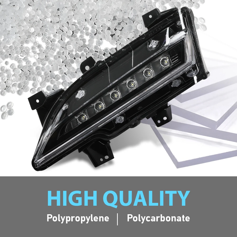 1 زوج 12 فولت النهار تشغيل ضوء مجموعة صالح ل 15-19 لينكولن Mkc سائق والركاب الجانب الضباب الخفيف Ej7Z13200D Ej7Z13200C #5