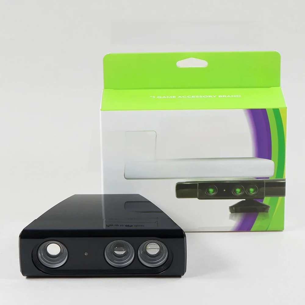 1 SZTUK do XBOX 360 XBOX360 Kinect Sensor Nowy czarny zoom Obiektyw redukujący zasięg gry Szerokokątny uniwersalny adapter Super Zoom — 2