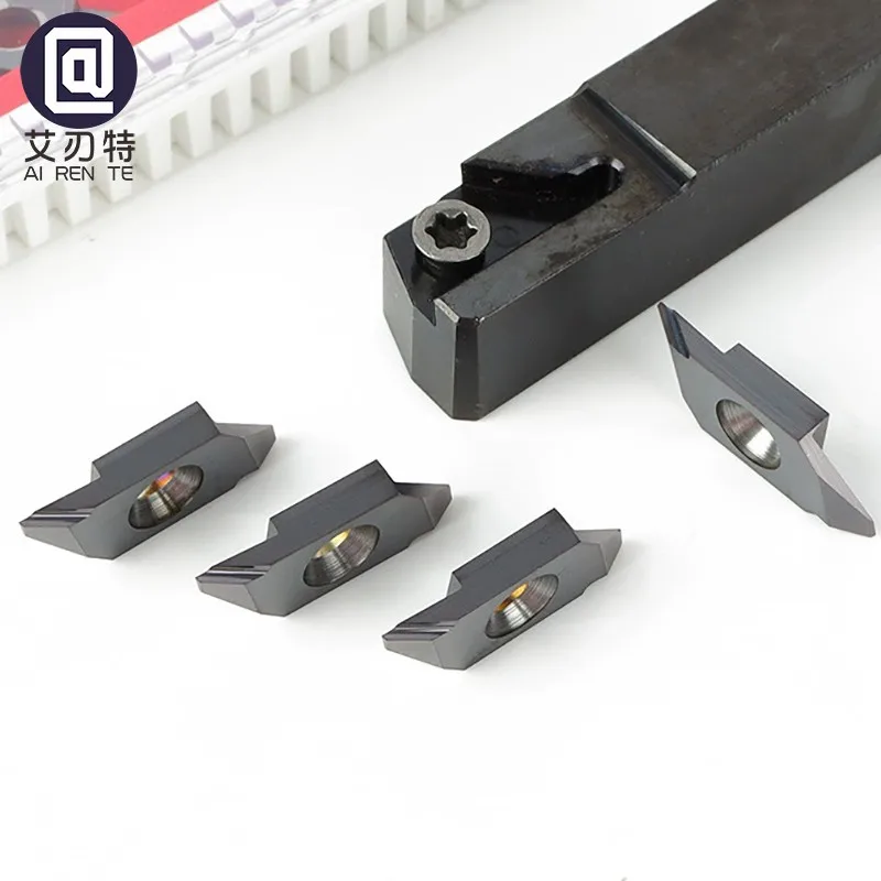 MSBT80 Carbide Back Turning Inserts for Swiss CNC Lathe, High Precision&Wear Resistant for Stainless Steel/Alloy Steel Machining