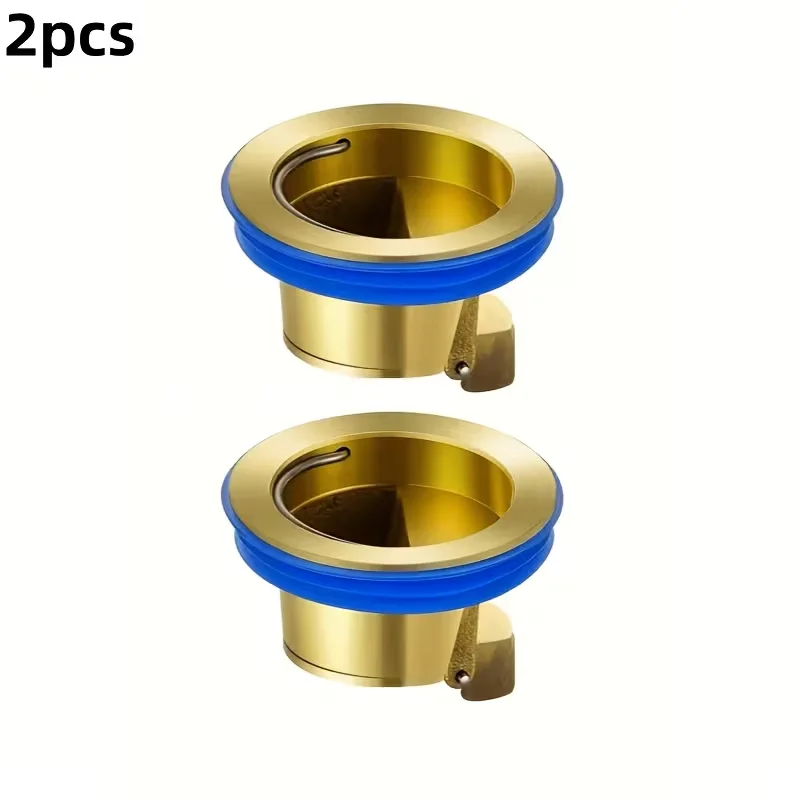 2pcs Shower Floor Drain Insert Drain Plug - Anti-Odor Plug, Sewer Core Check Drain Valve | Backflow Preventer for Basement Drain