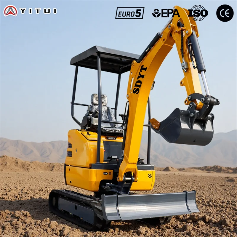 Spedizione Gratuita Mini Escavatore 3.5 Tonnellate Epa Euro 5 Kubota Motore Crawler Digger Farm Usato Cinese Mini Escavatore Personalizzato