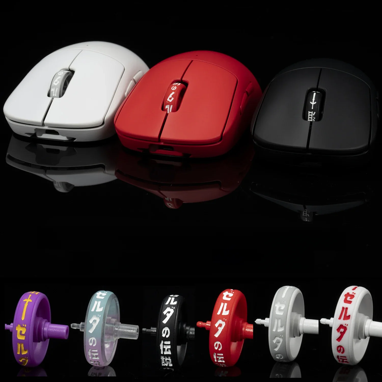Gumowy wałek pierścieniowy myszy BTL do Logitech G Pro Wireless X Superlight 2 DEX Wymienne narzędzie do naprawy koła pasowego z kołnierzem przewijania — zdjęcie produktu 7