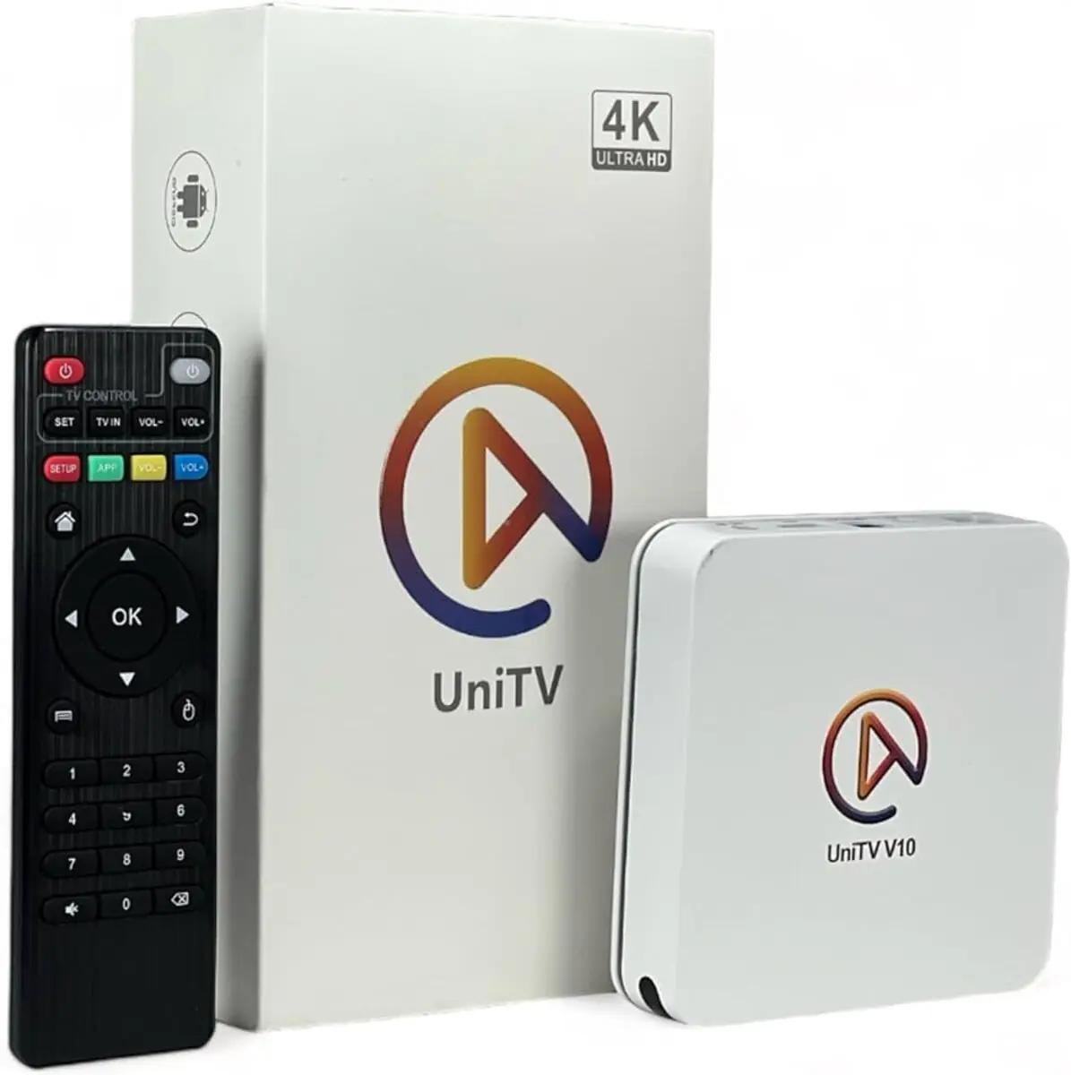 Unitv V10 Receptor  Free 2024 Receptor WiFi Assista Filmes Séries Desenhos e Canais em 1 Lugar