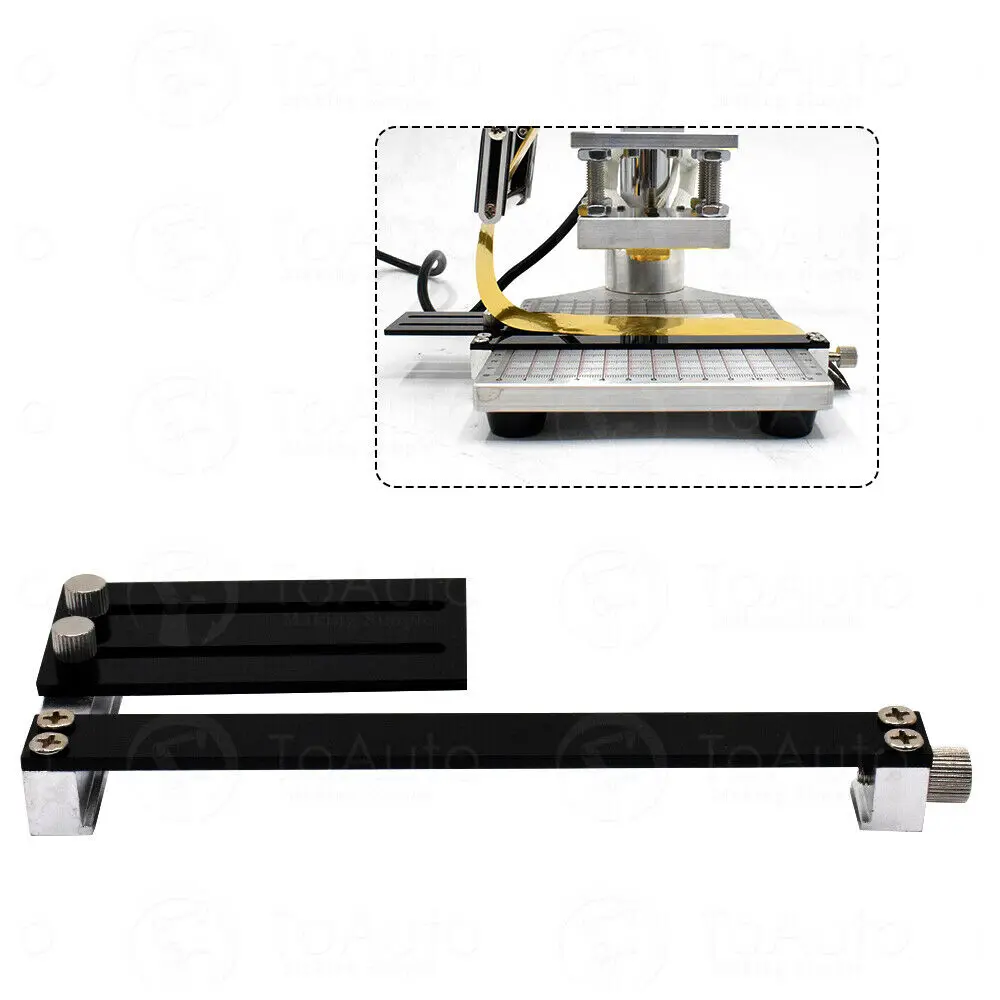 Adjustable Precise Positioning Slider Fixture Tool of Letter Holder, Leather Fix Positioning Plate for Hot Foil Stamping Machine