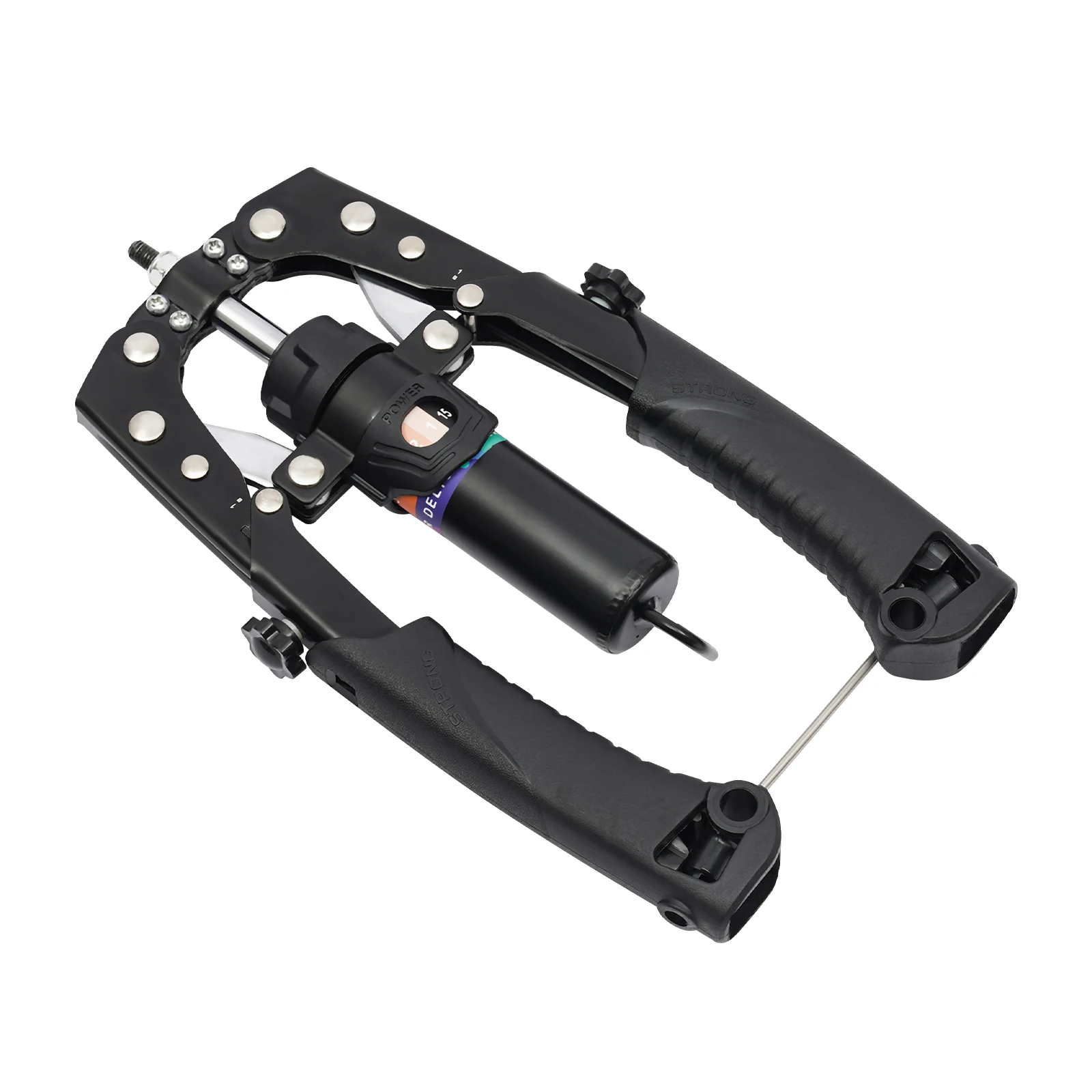 Arm Blaster attrezzatura per l'allenamento dell'avambraccio-pulsante di rotazione idraulico Twister regolabile 22-440lbs, acciaio al carbonio addensato nero