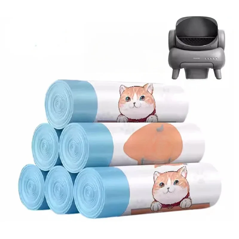 Gebruik voor Neakasa/CatLink Smart Kattenbak Vuilniszak Trekkoord Verdikte Kat Collectie Opslag Kak Zakken Dierbenodigdheden - afbeelding 2
