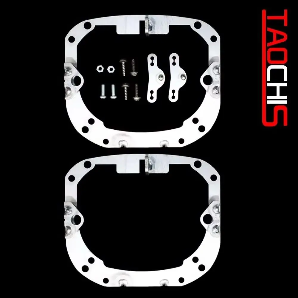 

TAOCHIS Auto Adapter Frame Head light for BMW E60 2005 Headlight AFS from Hella 2 to Hella 5 Bi Xenon Bi-LED Projector Lens