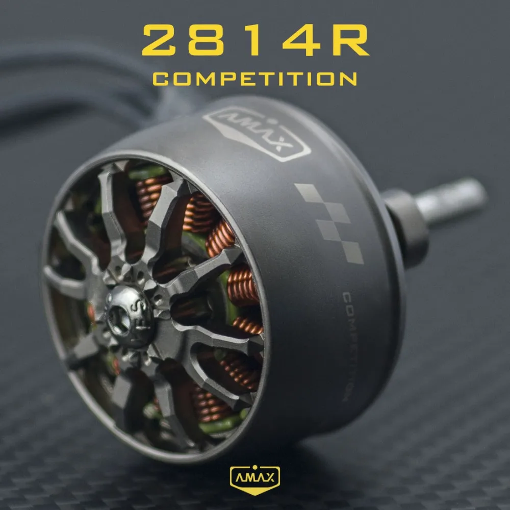 2814R Competition Brushless Motor 3-6S Φ5mm FPV RC Model Plane Car Monster Truck Off-Road Drift 450 550 600 750 850 1100KV AMAX