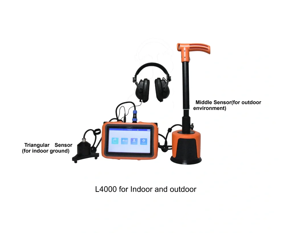 New PQWT-L4000 How to Finding a Residential Water Leak Under Ground Pipeline Leakage Detection Machine PQWT Water Leak Detector