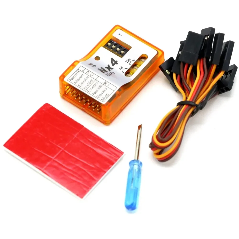 ZMR NX4 PRO EVO contrôleur de vol 3D Gyroscope de vol Balance pour avion à voilure fixe Support taux/entretien/Mode gyroscopique