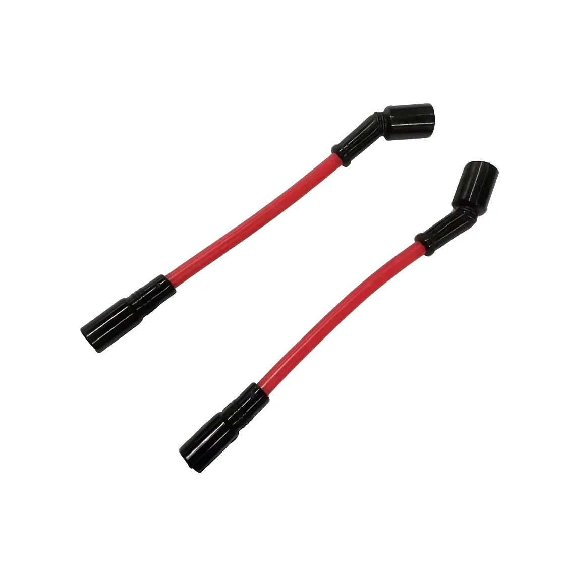 Black Red Cloth 8mm Harley 48 72 883 1200 Sportster Replacement Spark Plug Wires