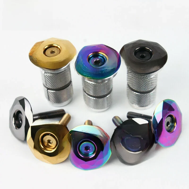 AliExpress KRSEC 1-1/8 Headset Expander Top Cap MTB Aluminum Alloy Road Bike Expander&Titanium-plated Top Cap