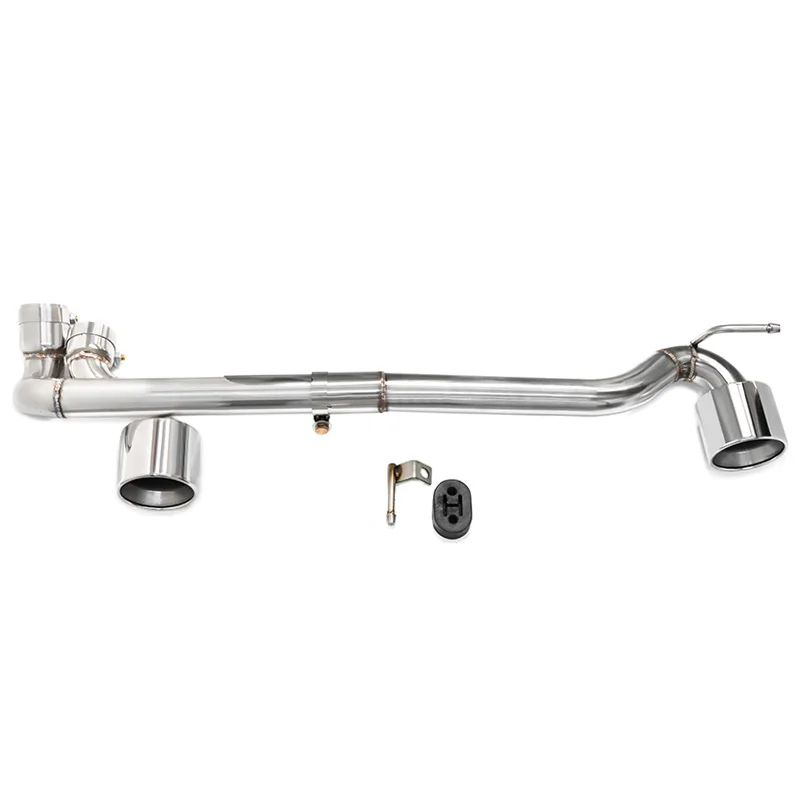 335i Style Dubbele Uitlaatpijp voor BMW E90 E92 323i 325i 330i Benzine Twin Tips naar Dubbele Uitlaat Upgrade RVS Uitlaatpijp