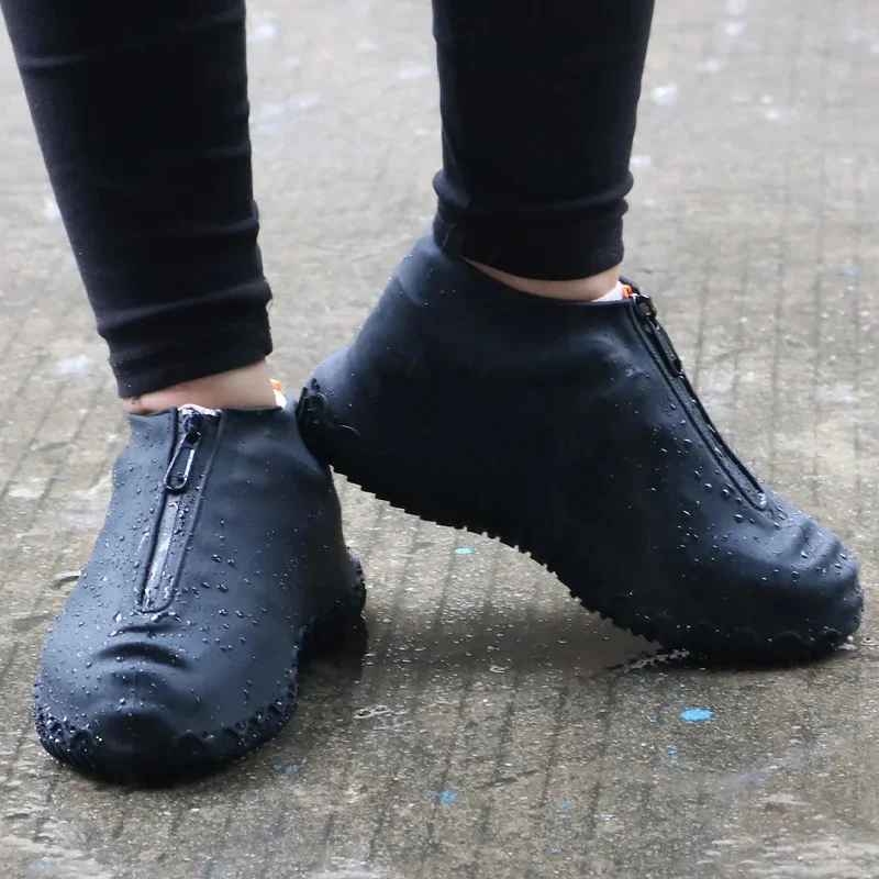 AliExpress feerldi Silica Gel Cycling Waterproof Shoes Covers Unisex Reusable Children Walking Rain Cover Shoes Accessories