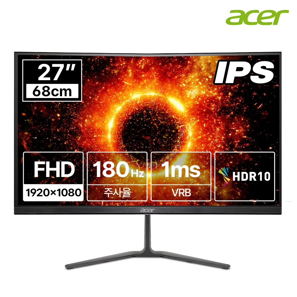 [Hansung] Acer ACER ACER KG270 M5 FHD IPS 180Hz 27 inch Gaming Monitor (defect-free)