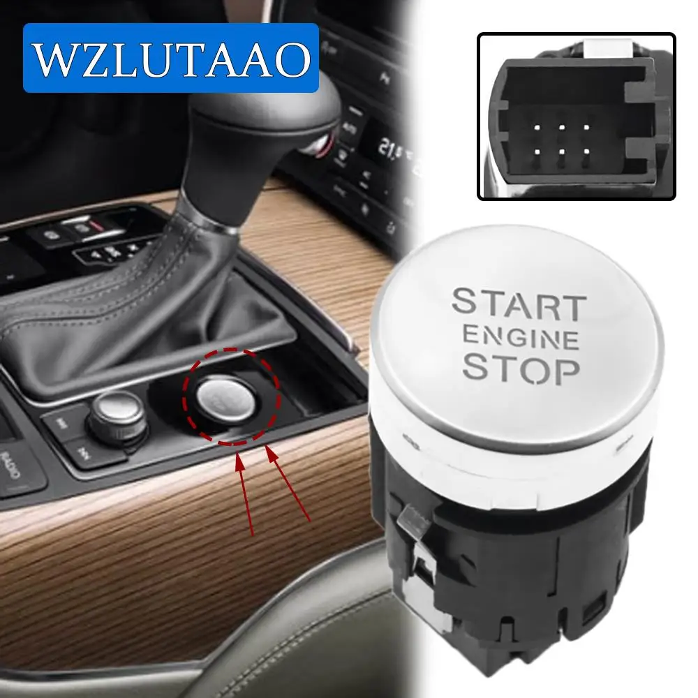 Engine Start Stop Switch Push Button For Audi 2012-2018 A6 C7 S6 A7 RS7 4G1905217A 4G1 905 217 A