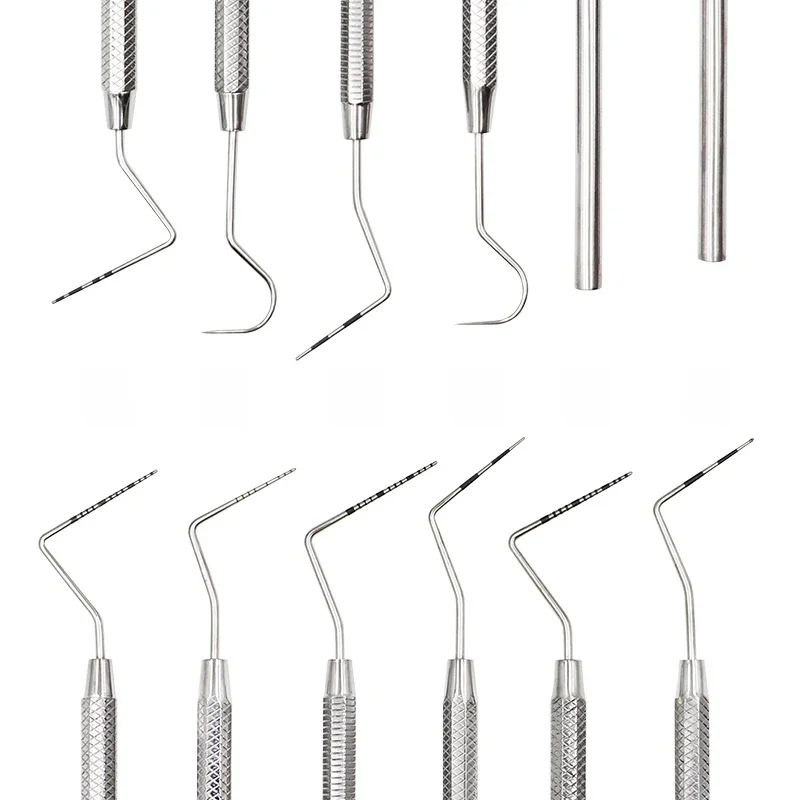 1 st Dental Rvs Parodontale Sonde Met Scaler Explorer Instrument Tool Endodontische Apparatuur Materiaal Sonde - afbeelding 2