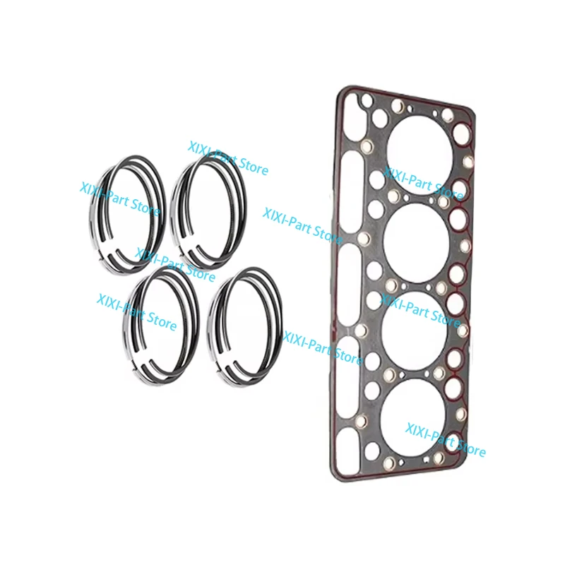 

V1502 For Kubota Piston Ring Cylinder Head Gasket Engine Overhaul Rebuild Kit 76*2.5HK+2+5