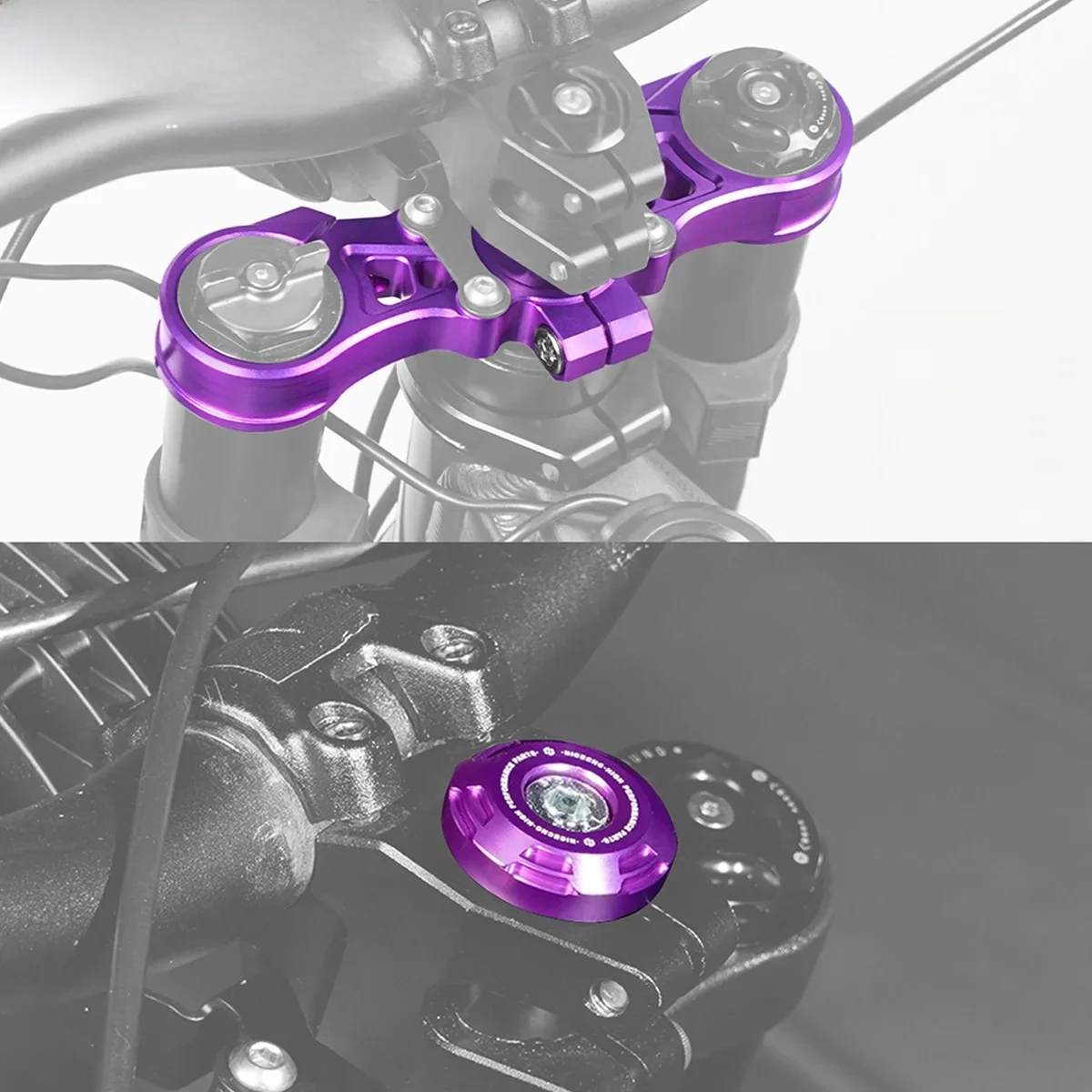 AliExpress NICECNC For Sur-Ron Surron Light Bee X S Surron Ebike KKE Front Suspension Fork Core Upper Triple Clamp Top Link Plate Riser Bracket Kit