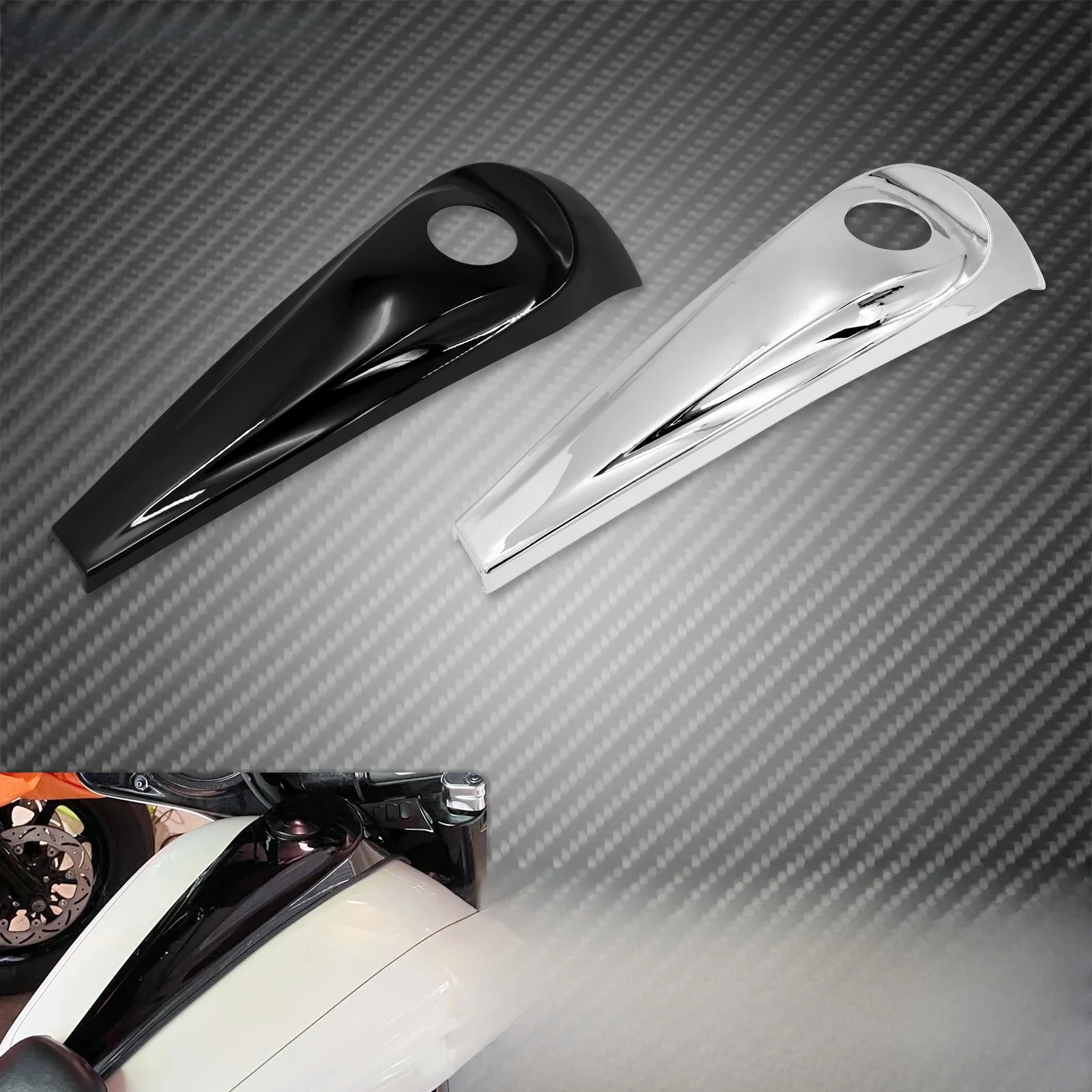 Motocyklowa osłona konsoli paliwa do Harley Touring Electra Street Glide Road King FLHT FLHRC FLTRX CVO 08-2023 — zdjęcie 2