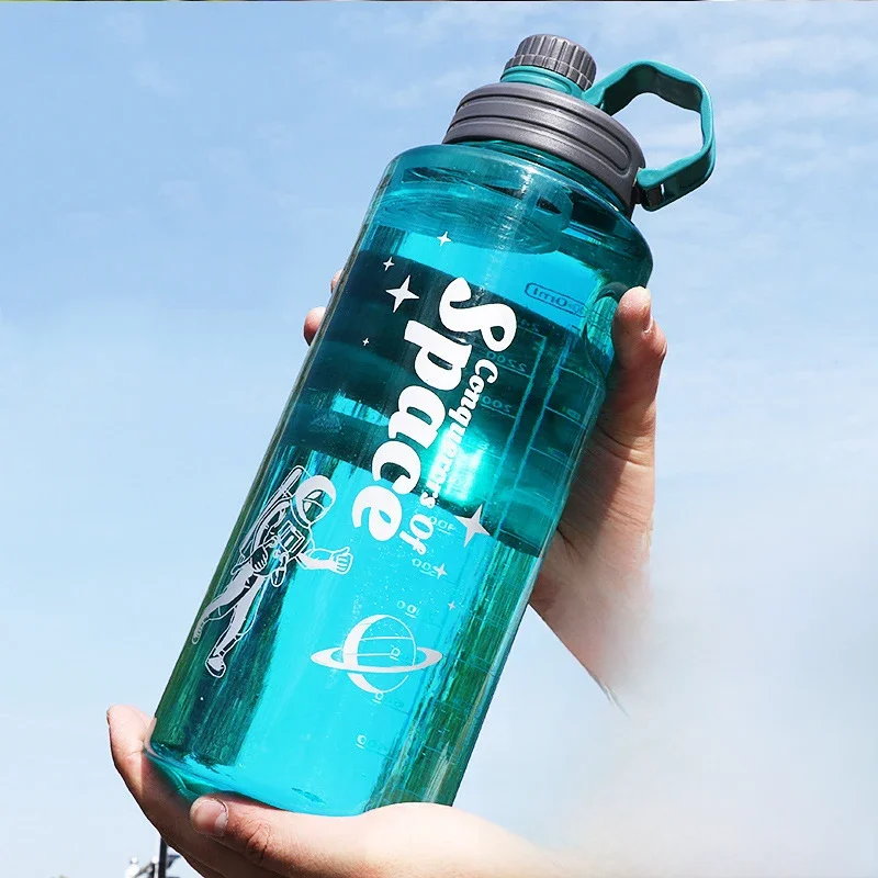 Garrafa de água esportiva portátil com filtro, copo de água plástico ecológico, garrafa de bebida