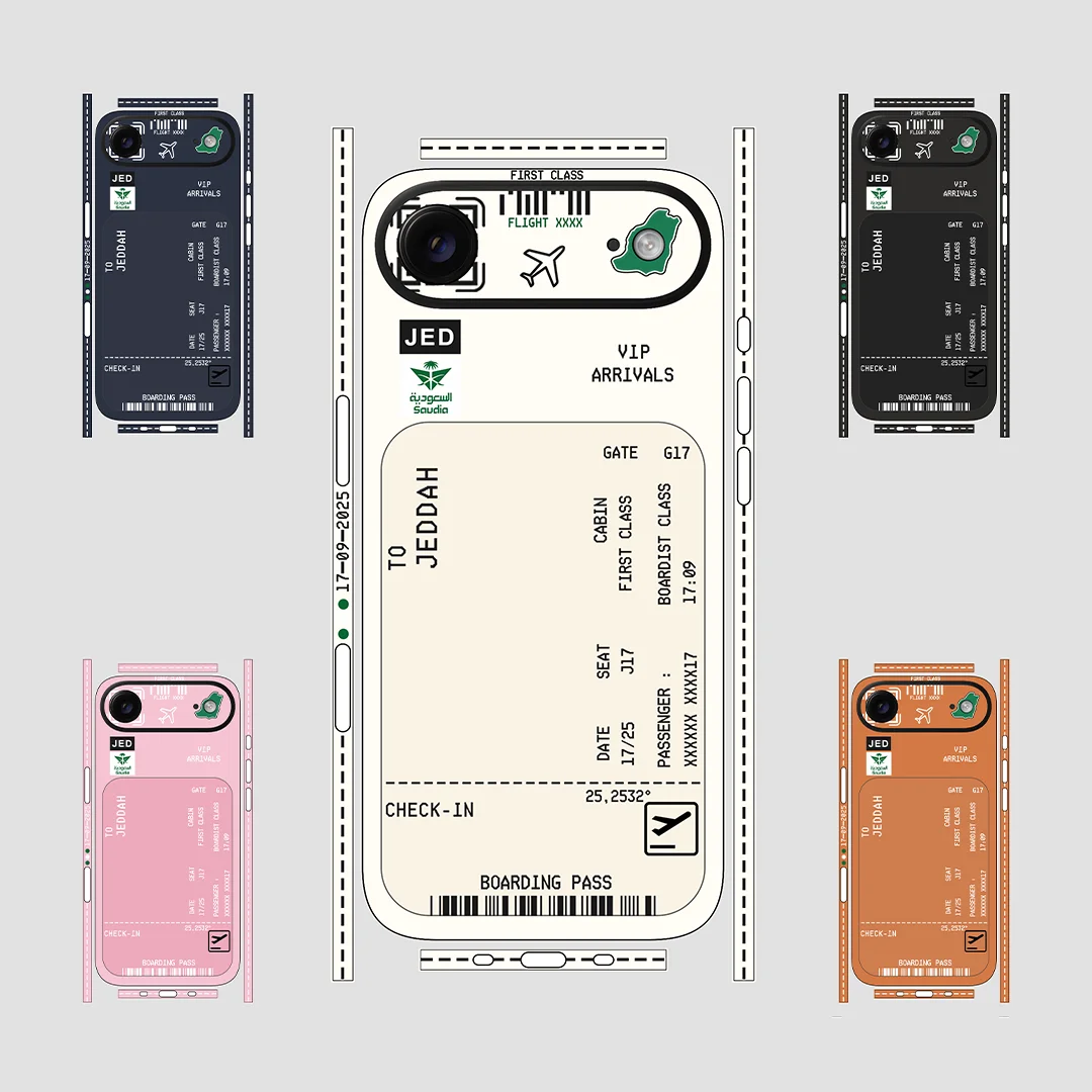 

Наклейки для iPhone 17 Air – виниловые наклейки-скины – коллекция IAM016 Urban Travel To Saudi Arabia от Nexa Skin Wraps Decals