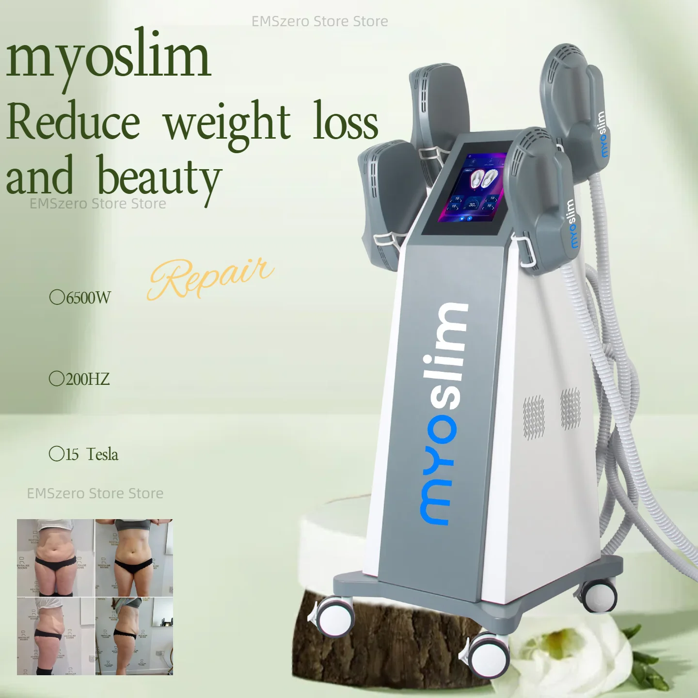 جهاز التخسيس المغناطيسي القوي يحرق الدهون بشكل فعال ويشكل الجسم ويقلل من الدهون الزائدة في الخصر والفخذين. #6